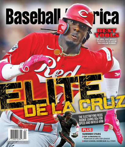 The cover of Baseball America's 2022 preview - Tiger Kings Spencer